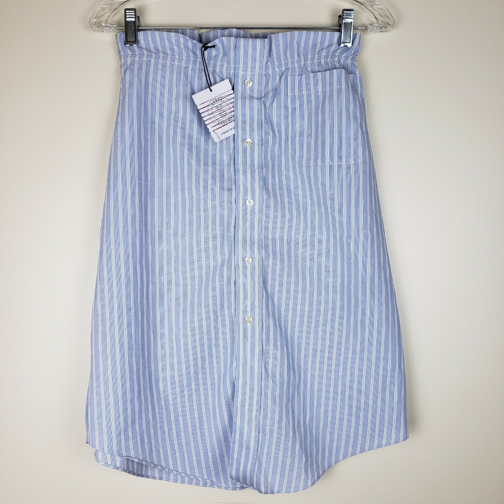 Urban Renewal Skirt Upcycled Men's Shirt NWT, M/L